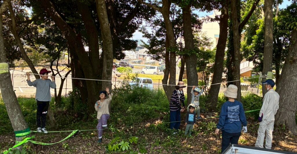 5/18まるゐとであそぼう~暑かったけど、木陰は気持ちよかったね🍃